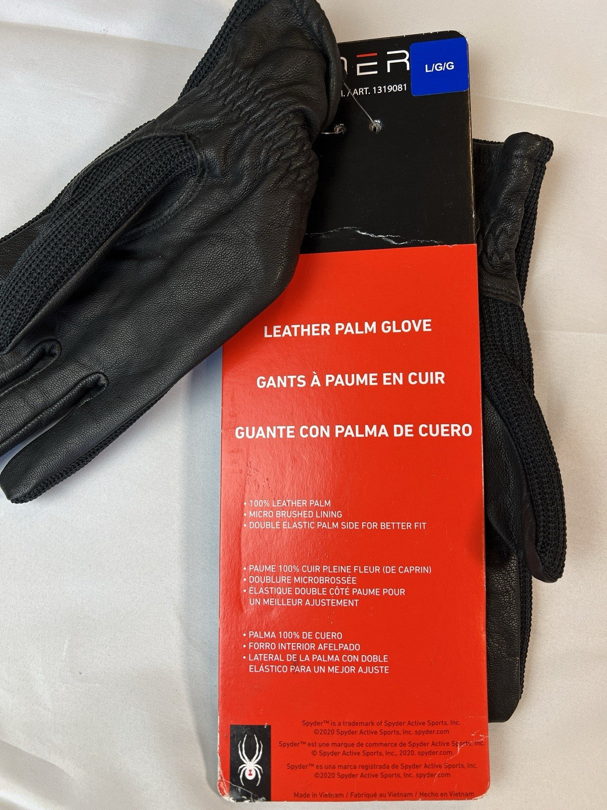 Spyder Leather Palm 3M Thinsulate Winter Gloves