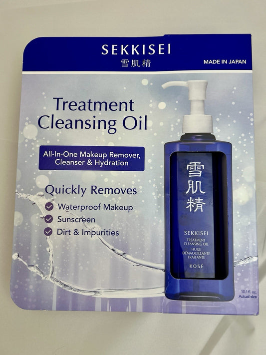 Kose Sekkisei Treatment Cleansing Oil All in One Makeup Remover 10.1 fl oz/300mL
