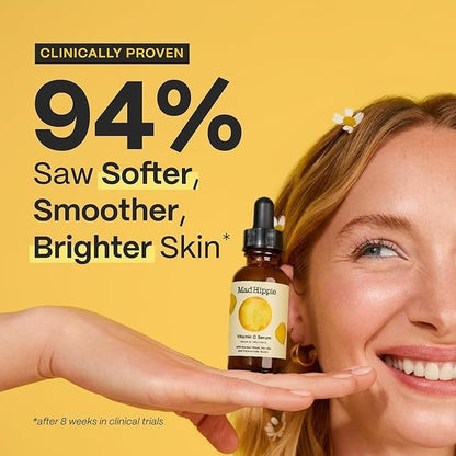 Mad Hippie Face Serum Set! Skin-Brightening Vitamin C + Firming Super A Retinol