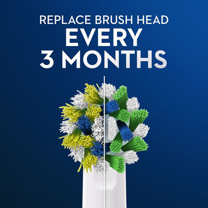 Oral-B Cross Action Replacement Brush Heads Refill | 4 Pack