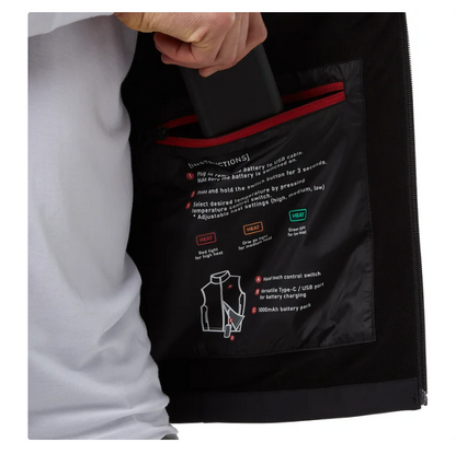 32 Degrees Rechargeable Heated Vest, Medium sz with 3 heat settings & 4 zones!