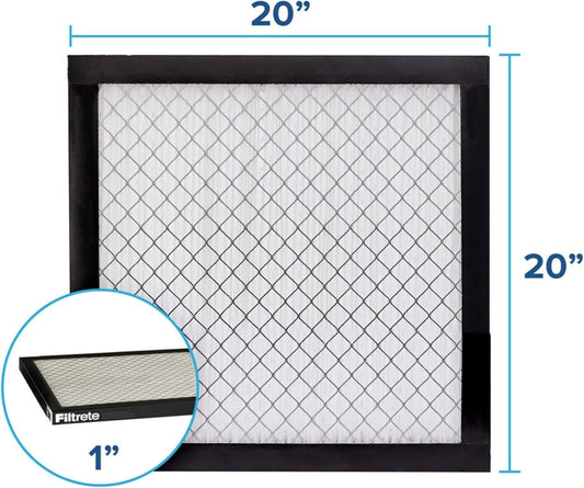 4 PACK Filtrete 2500 - 20x20x1 Premium Allergen AC Furnace Air Filter - Ultimate