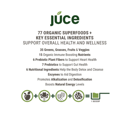 Terra Kai USDA Organic Juce Super Greens Fruit and Veggie Powder, 13.23 Ounces
