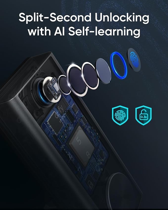 Eufy Smart Lock S231 - Fingerprint and Wi-fi plus Auto Door Lock Capability
