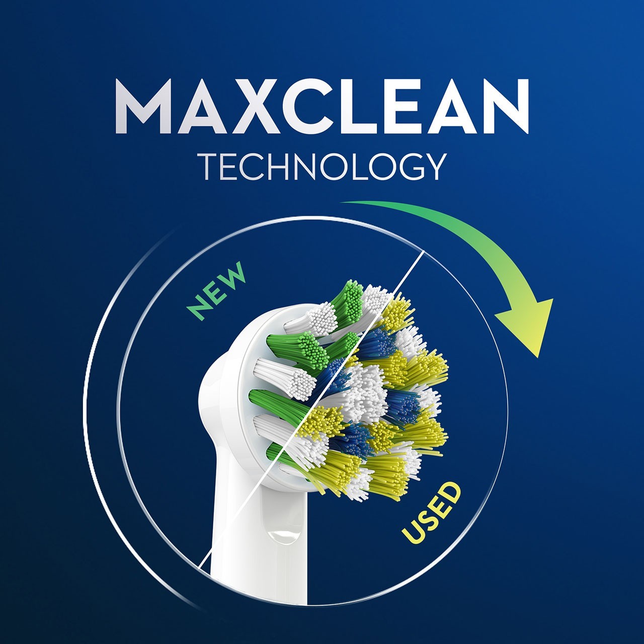 Oral-B Cross Action Replacement Brush Heads Refill | 4 Pack