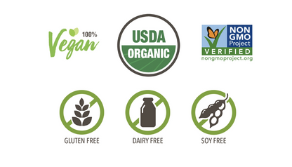 Terra Kai USDA Organic Juce Super Greens Fruit and Veggie Powder, 13.23 Ounces