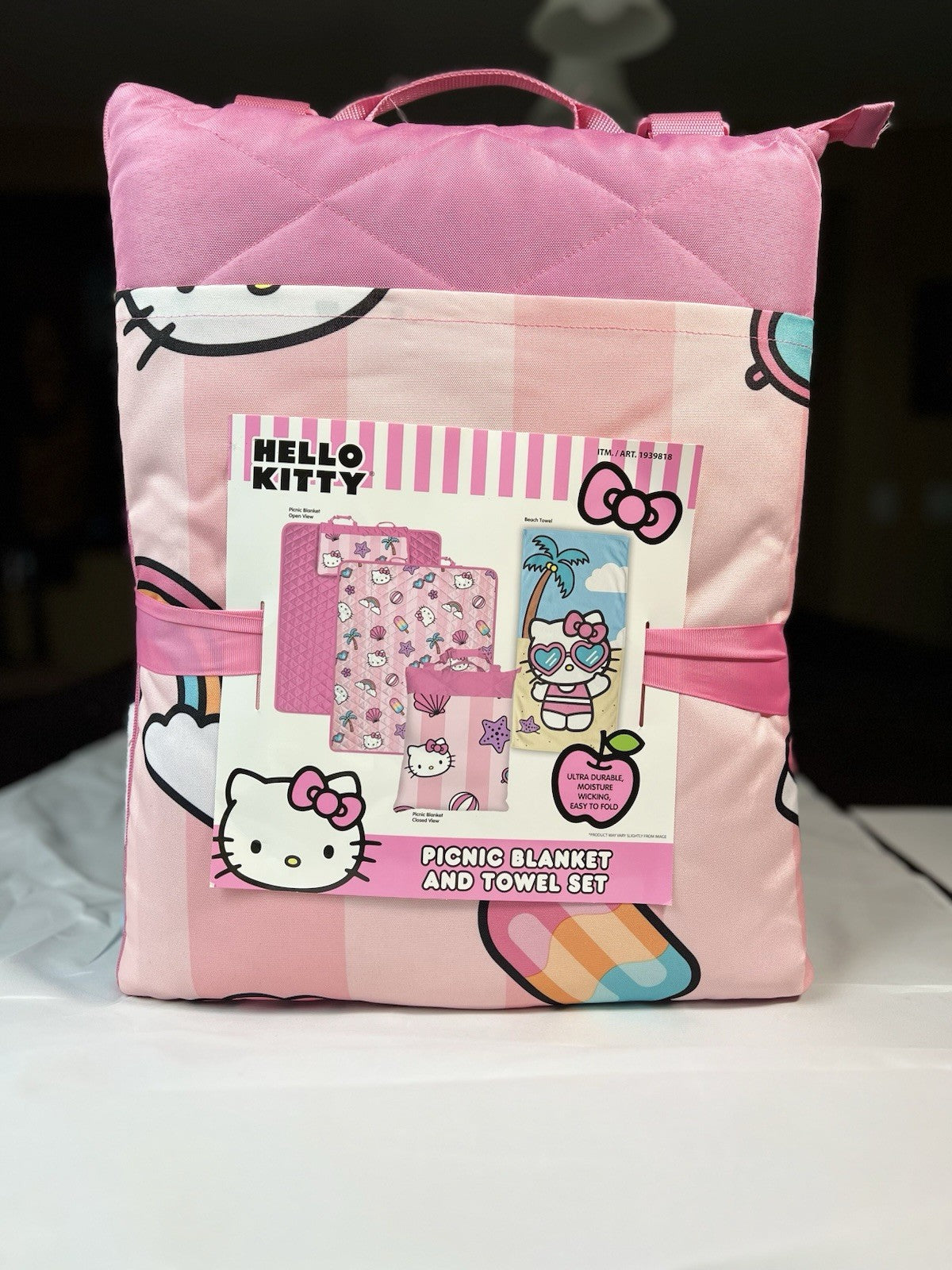 Hello Kitty Picnic Blanket and Beach Towel Set