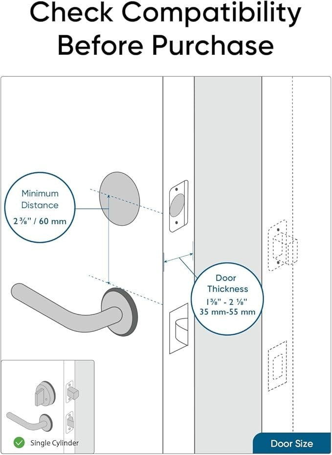 Eufy Smart Lock S231 - Fingerprint and Wi-fi plus Auto Door Lock Capability