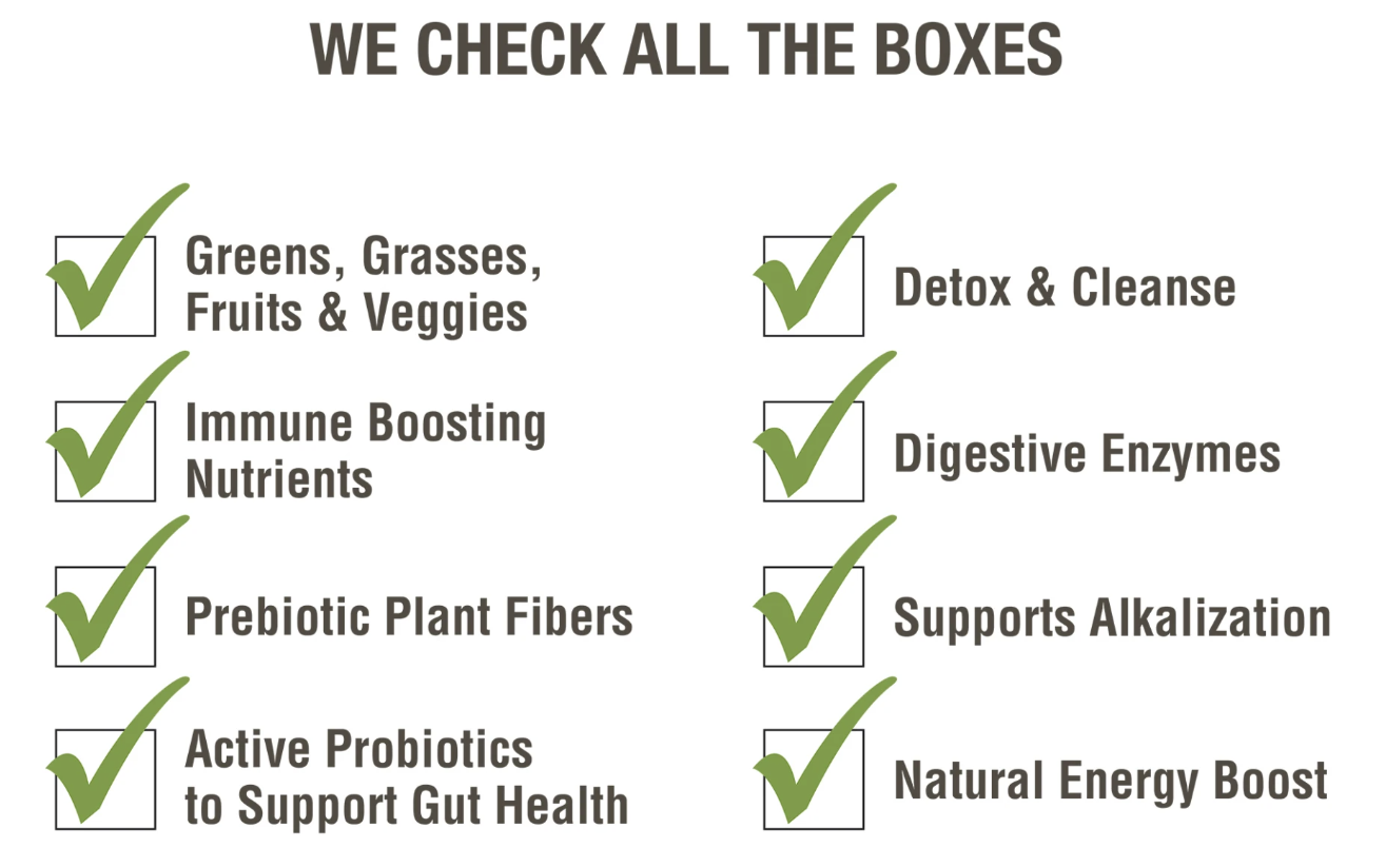 Terra Kai USDA Organic Juce Super Greens Fruit and Veggie Powder, 13.23 Ounces