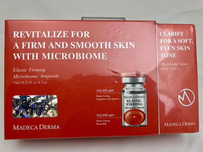 Madeca Derma Elastic Firming Microbiome Ampoule & Toner Set
