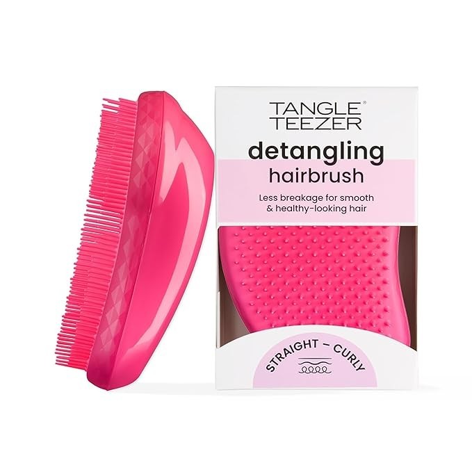 Tangle Teezer The Original & Mini Detangling Hairbrushes Dry & Wet Hair - 2 Pack