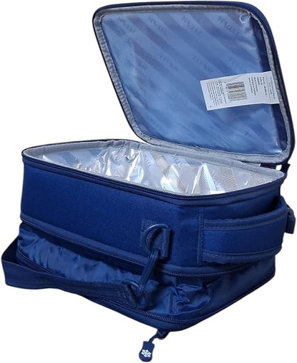 Titan Arctic Zone Fridge Cold Crush Resistant Lunch Pack with 2 Ice Walls Blue