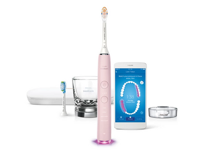 Philips Sonicare DiamondClean Rechargeable Smart Electric Toothbrush - 2 Pack