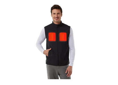 32 Degrees Rechargeable Heated Vest, Large sz with 3 heat settings & 4 zones!