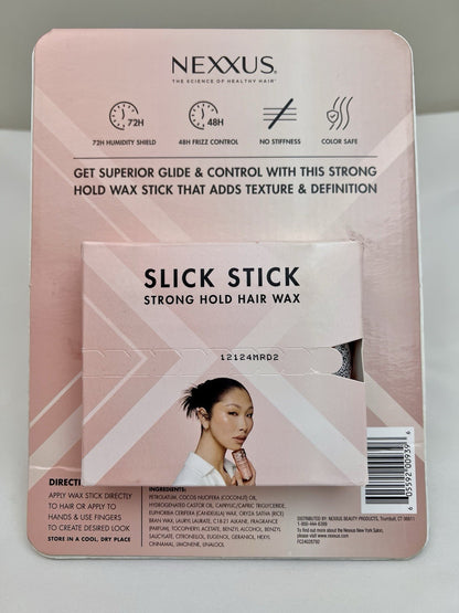 Nexxus Slick Stick Styling Aid Hair Wax Strong Hold 2.33 Oz - 2 Pack
