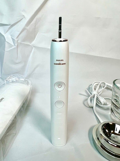 Philips Sonicare DiamondClean Toothbrush Set | White w/ Rose Gold HX991R