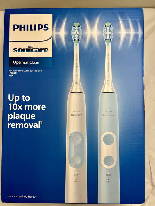 Philips Sonicare Optimal Clean Rechargeable Electric Toothbrush 2-pack