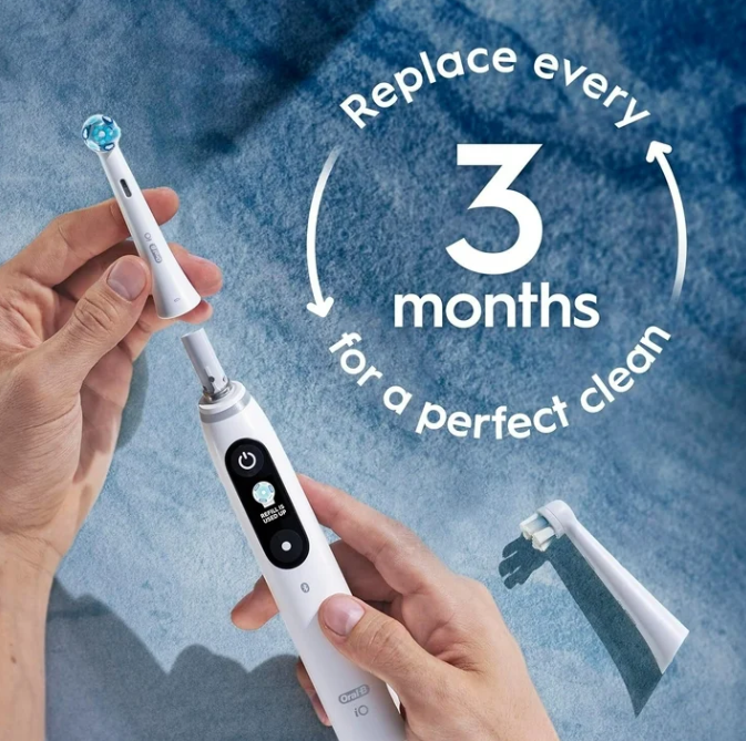 Oral-B iO Ultimate Clean Replacement Brush Heads | White 4 Pack