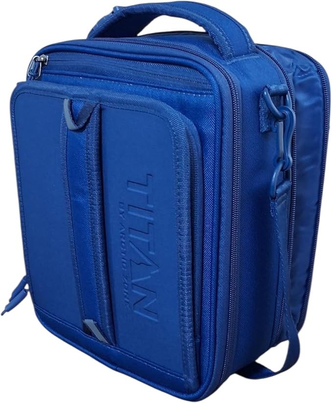 Titan Arctic Zone Fridge Cold Crush Resistant Lunch Pack with 2 Ice Walls Blue