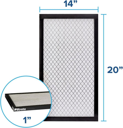 4 PACK Filtrete 2500 - 14x20x1 Premium Allergen AC Furnace Air Filter - Ultimate