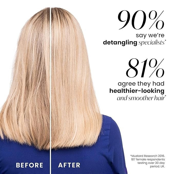 Tangle Teezer The Original & Mini Detangling Hairbrushes Dry & Wet Hair - 2 Pack