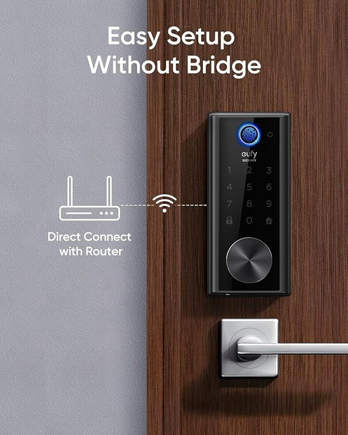 Eufy Smart Lock S231 - Fingerprint and Wi-fi plus Auto Door Lock Capability
