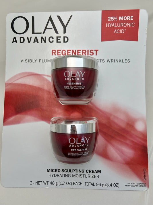 Olay Regenerist Plus Micro Sculpting Moisturizer - 3.4oz | 2 Pack