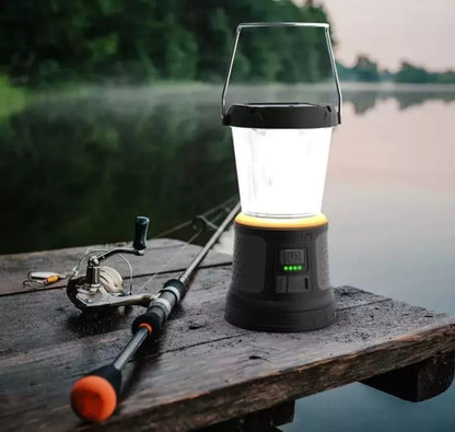 Duracell TRI-Power 2000 Lumen LED Solar + USB Rechargeable Lantern Light