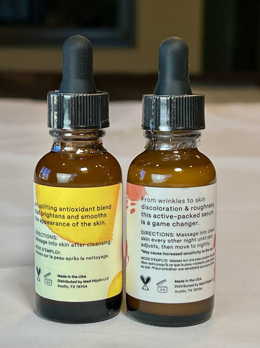 Mad Hippie Face Serum Set! Skin-Brightening Vitamin C + Firming Super A Retinol