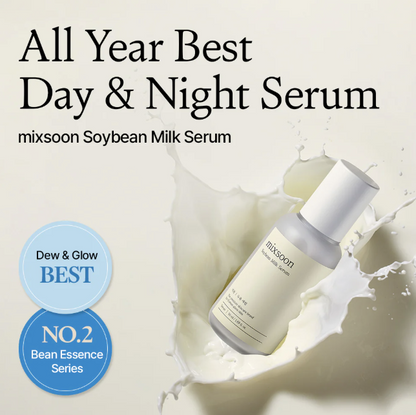 MIXSOON Soybean Milk Serum 50ml – Hydrating Brightening Essence for Glowing Skin