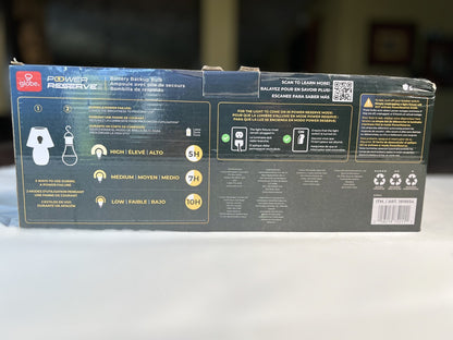 Global Electric LED Battery Backup Power Outage Bulb, 6 Pack