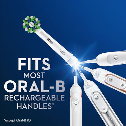 Oral-B Cross Action Replacement Brush Heads Refill | 4 Pack