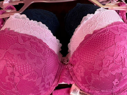 Juicy Couture Sexy Lace Push Up Bra Set