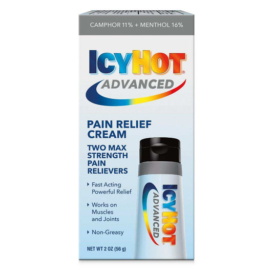 Icy Hot Advanced Pain Relief Cream - Dual Max Strength Pain Reliever 2oz