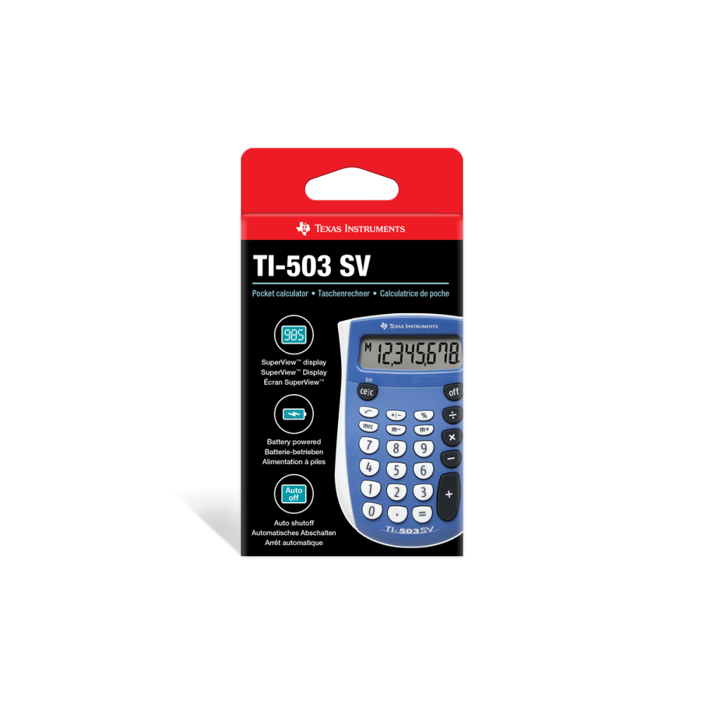 Texas Instruments TI-503SV Display Calculator