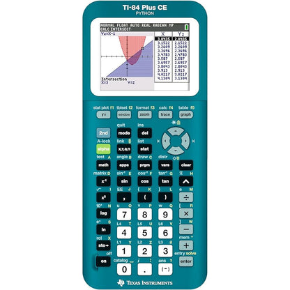Texas Instruments TI-84 Plus CE Graphing Calculator - Trinomial Teal