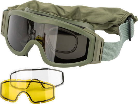 Valken V-Tac Tango Airsoft Goggles - Thermal Lens - OD Green - New
